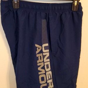 Navy blue under amour Large shorts
